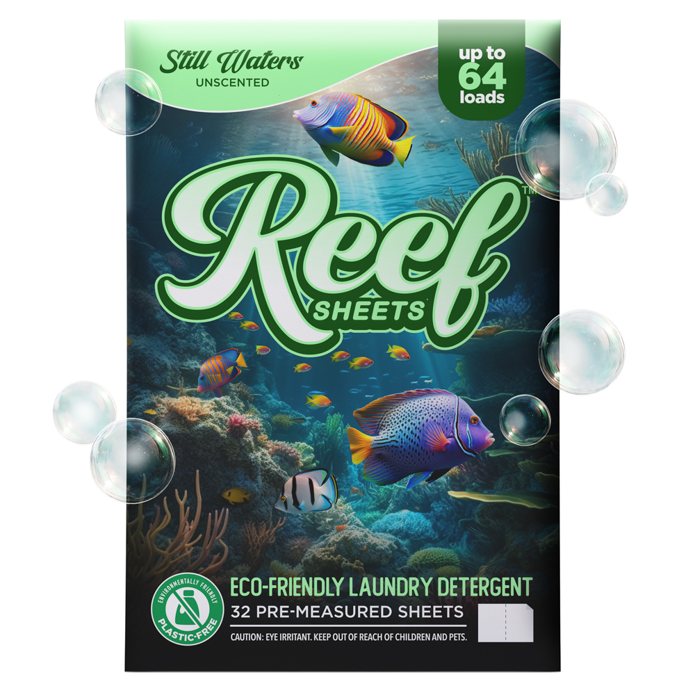 Reef Sheets Still Waters Unscented — wholesale laundry detergent sheets for commercial use